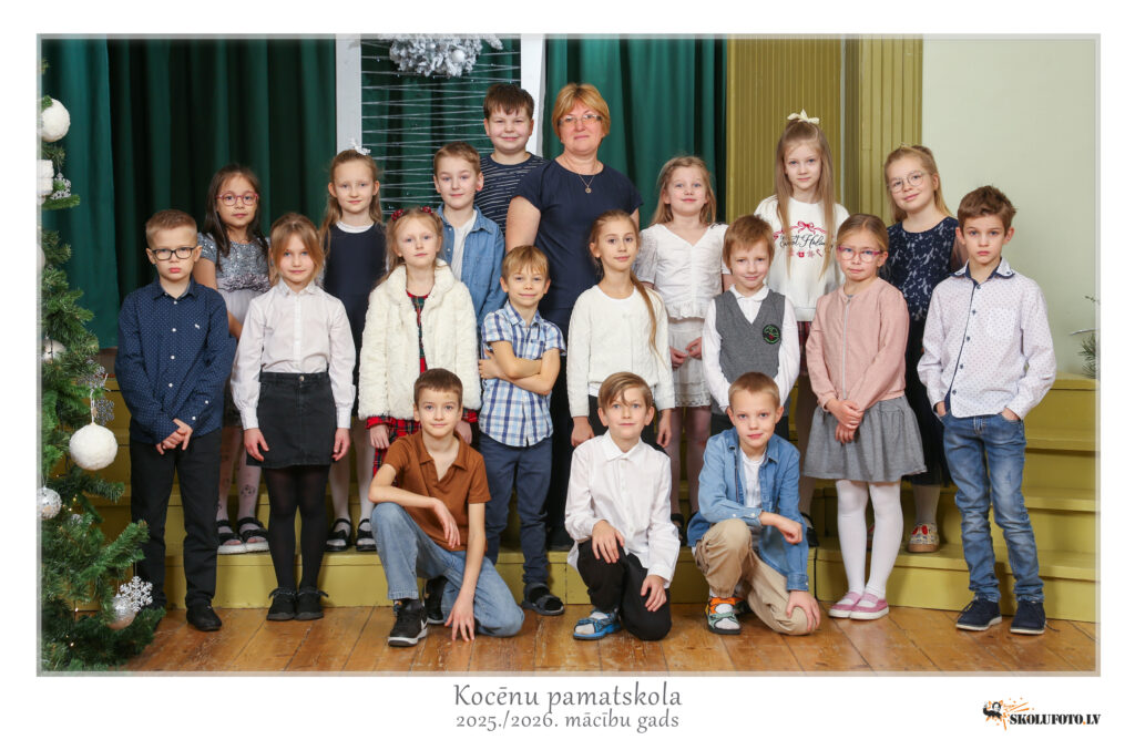 Kocēnu pamatskolas 2.a klase 2025./2026.m.g.