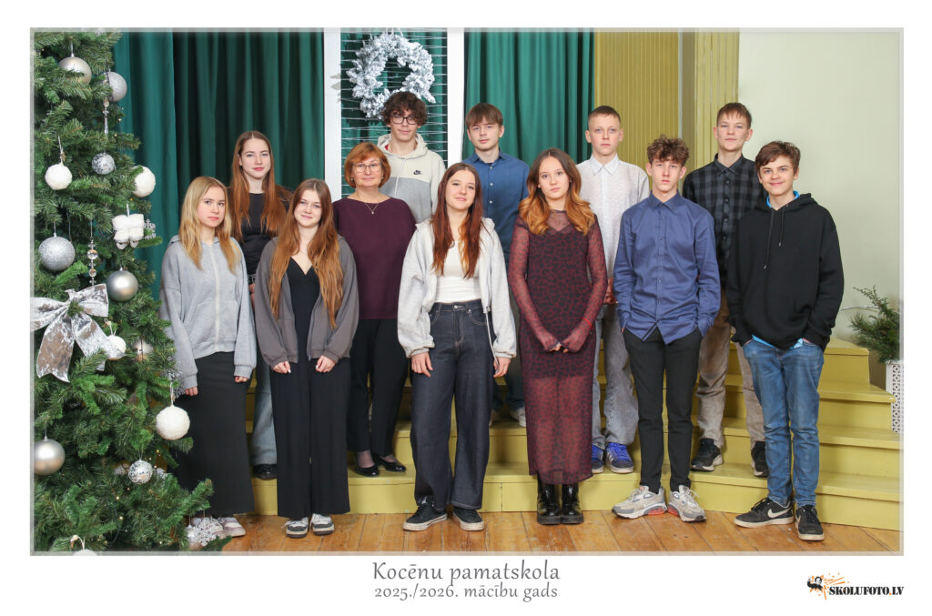 Kocēnu pamatskolas 8.b klase 2025./2026.m.g.