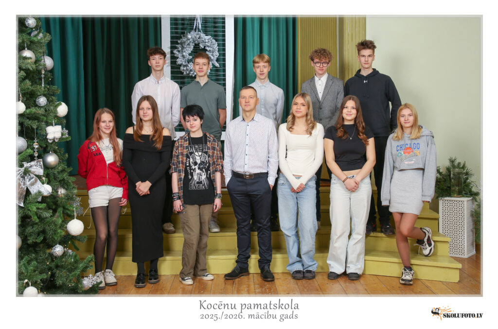 Kocēnu pamatskolas 9.b klase 2025./2026.m.g.
