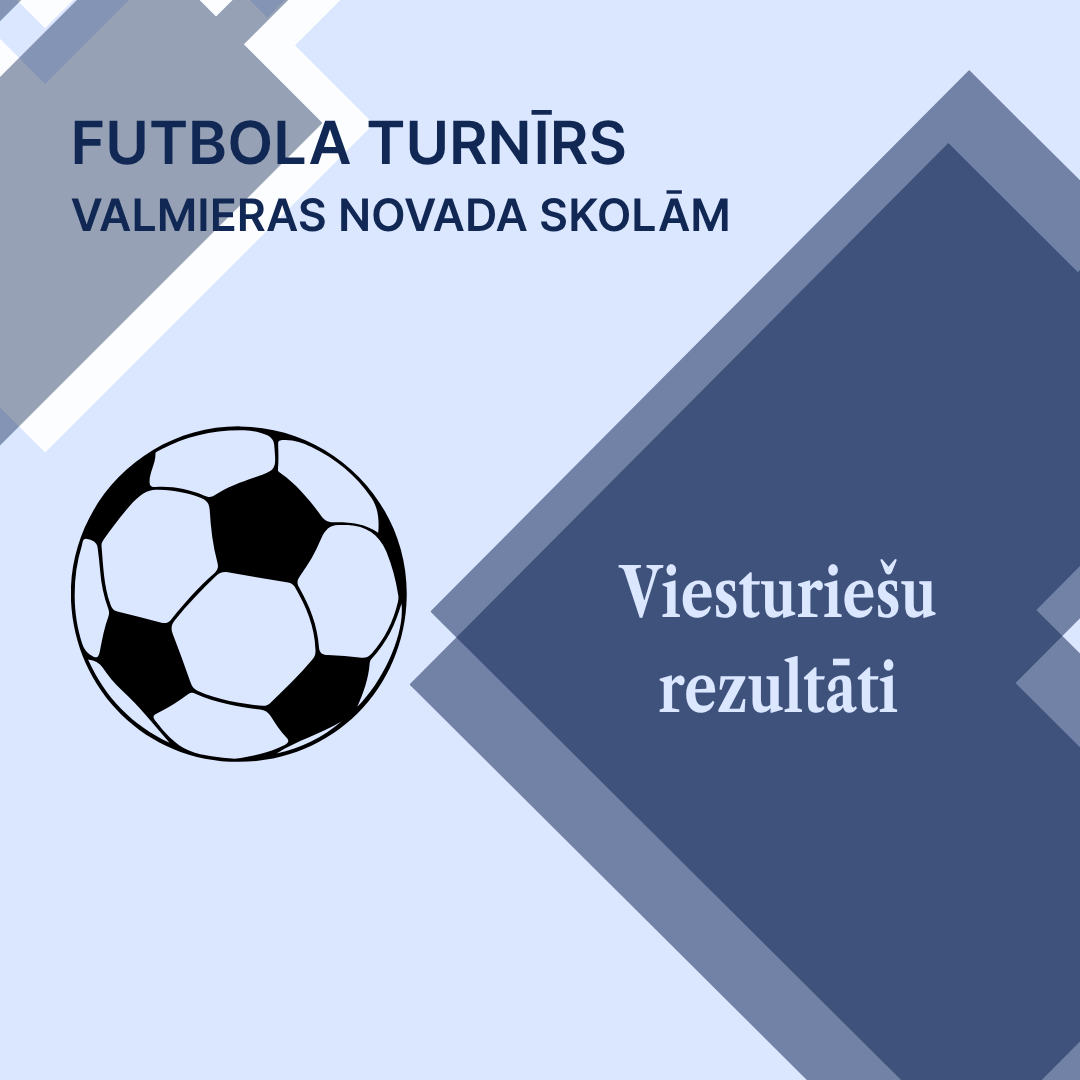 Valmieras novada skolu futbola turnīrā